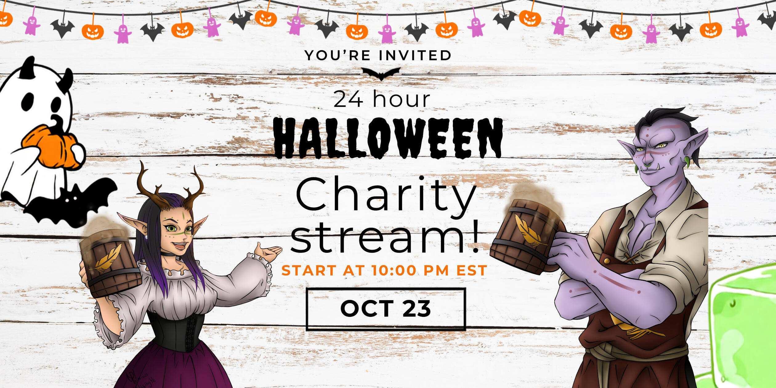 Join us for our 24 hour charity stream in October!
